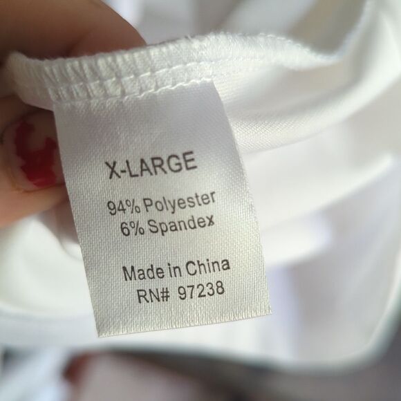 NWT BSN SPORTS White Pullover Performance Shirt XL Depauw Tigers or Other - Picture 7 of 7